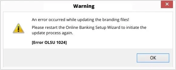 QuickBooks Error OLSU 1024